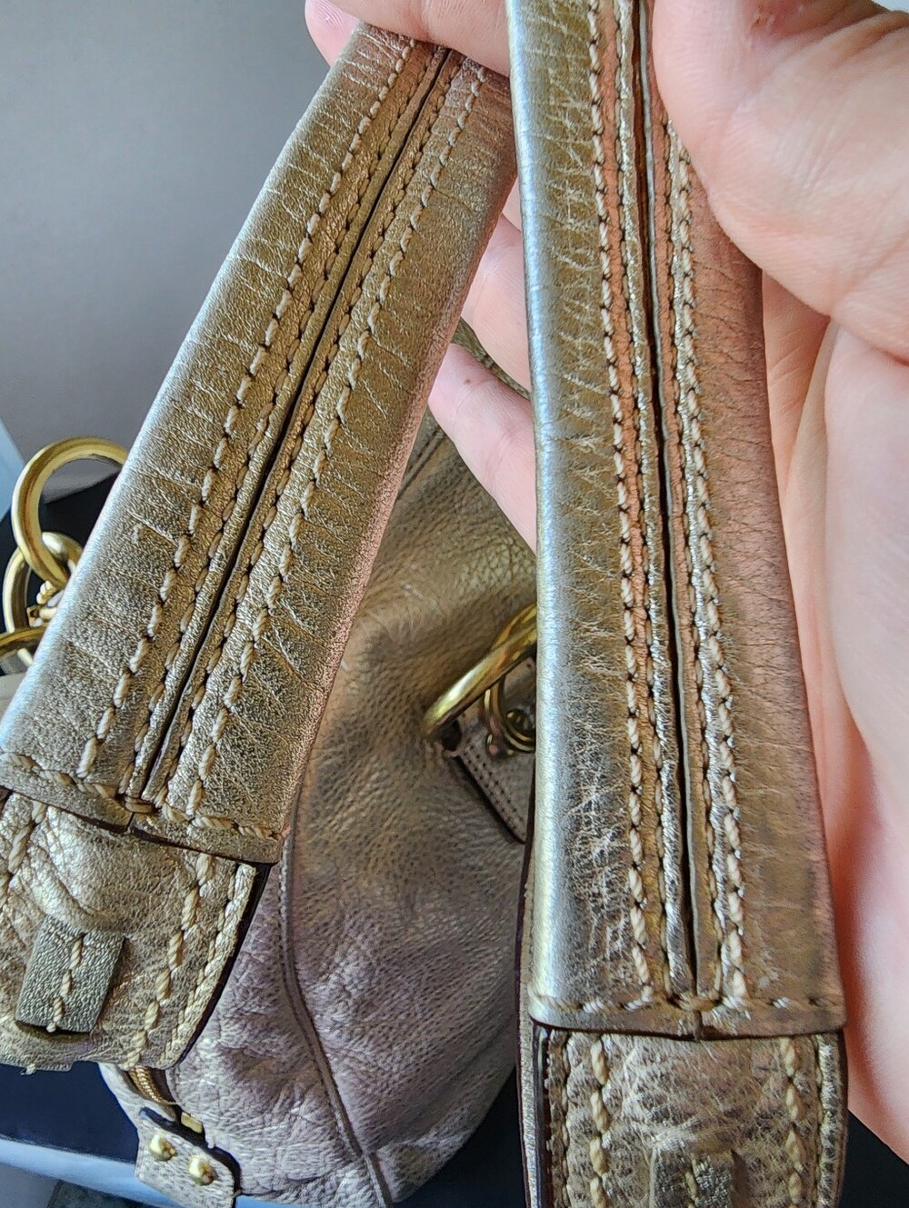Coach Courtney Soho Dome Satchel, EUC, Metallic, 2008, F13137, $598 MSRP - Picture 4 of 10